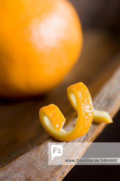 Orange und Schale