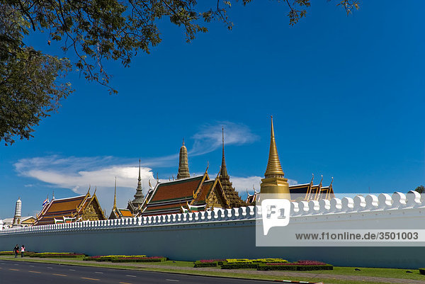 Königspalast Wat Phra Kaeo  Bangkok  Thailand