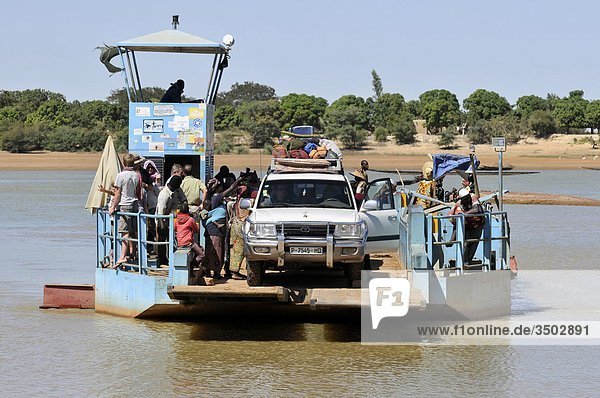Afrika  Mali  Mopti  Durchführung Jeep Niger River