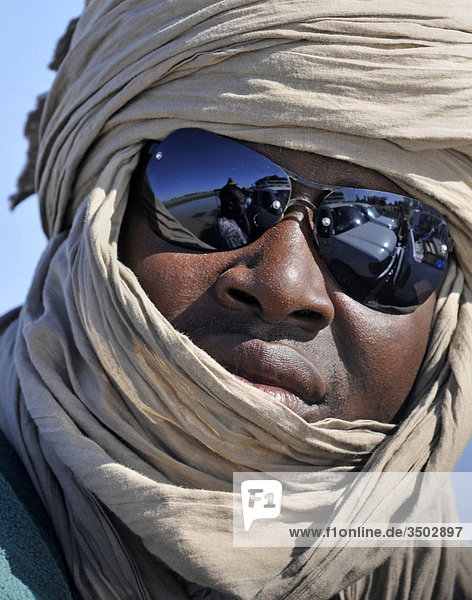 Mali  Tumbutu  portrait of tuareg