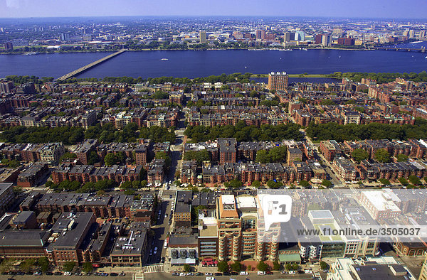USA  Massachusetts  Boston  aerial anzeigen Fron der Prudential Tower