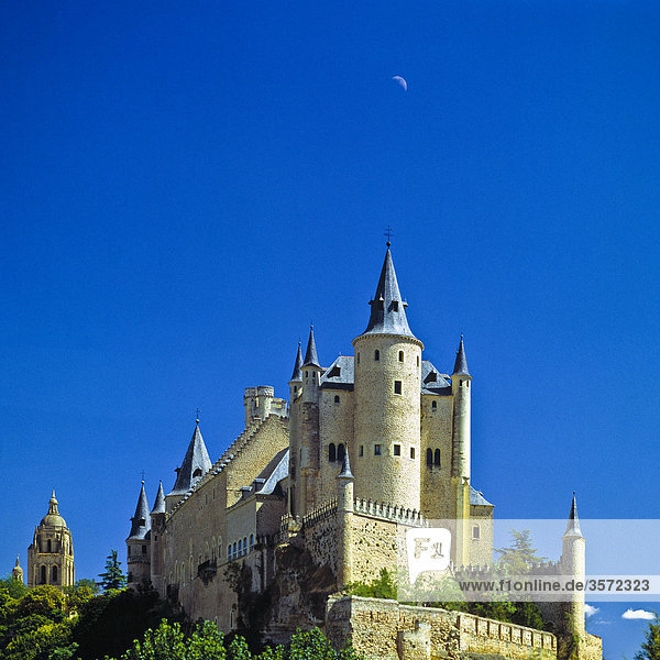 Alcazar von Segovia  Segovia  Spanien  Europa