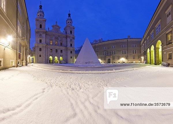 Dome at winter morning Salzburg Austria