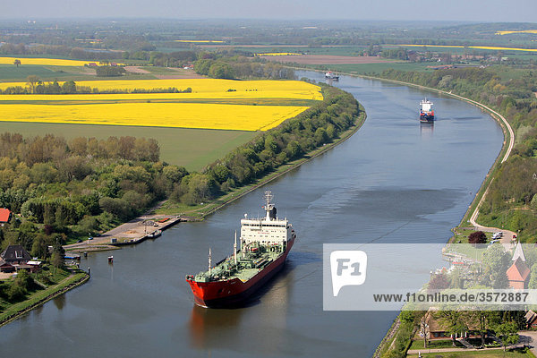 Nord-Ostsee-Kanal  Schleswig-Holstein  Deutschland  Europa