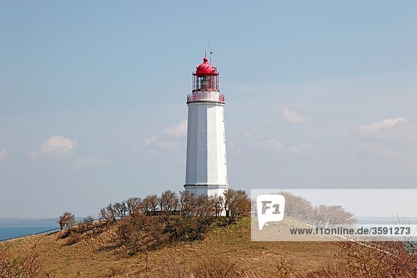 Leuchtturm Dornbusch auf der Insel Hiddensee  Deutschland