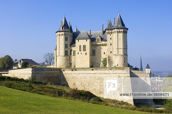 Chateau Saumur  Loiretal  Frankreich