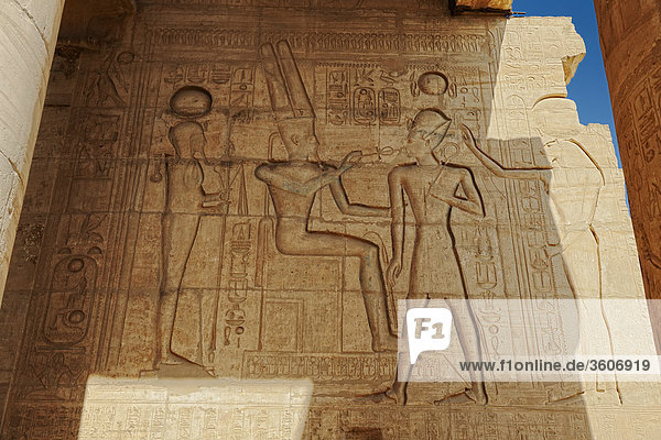 Ramesseum  Luxor  Ägypten  Afrika