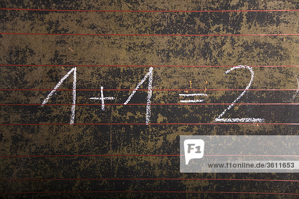 Equation on a black board