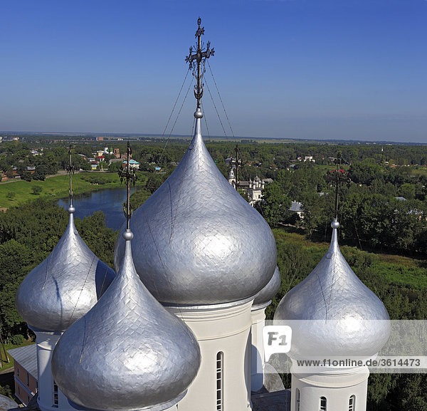 Kuppeln  St. Sophia Kathedrale  16 Jahrhundert  Vologda  Vologda Region  Russland