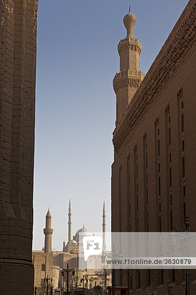 Sultan Hassan Moschee und Zitadelle  Kairo  Ägypten