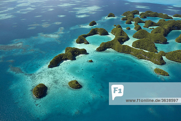 Seventy Islands von Palau  Mikronesien  Pazifik