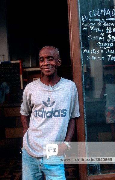 Cubans in an ancient fake adidas shirt