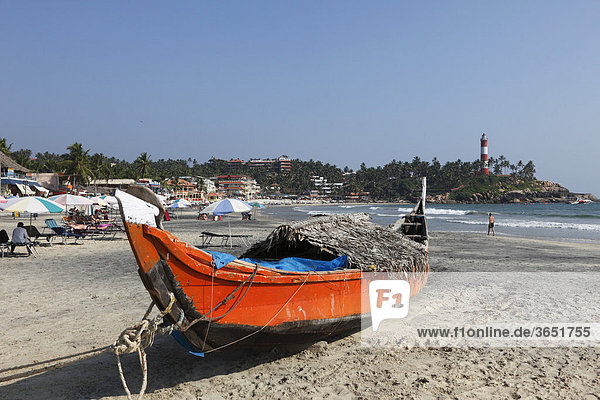 Kovalam  Lighthouse Beach  Malabarküste  Malabar  Kerala  Südindien  Indien  Asien