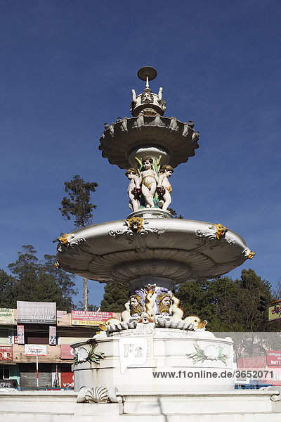 Adams Fountain  Ooty  Nilgiris  Tamil Nadu  Tamilnadu  Südindien  Indien  Südasien  Asien