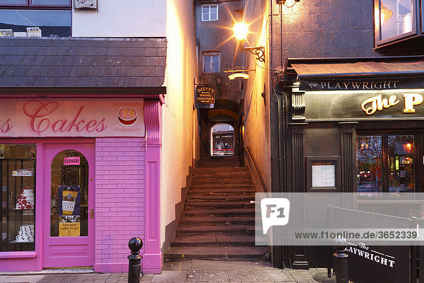 Gasse in Altstadt  Kilkenny  County Kilkenny  Irland  Britische Inseln  Europa