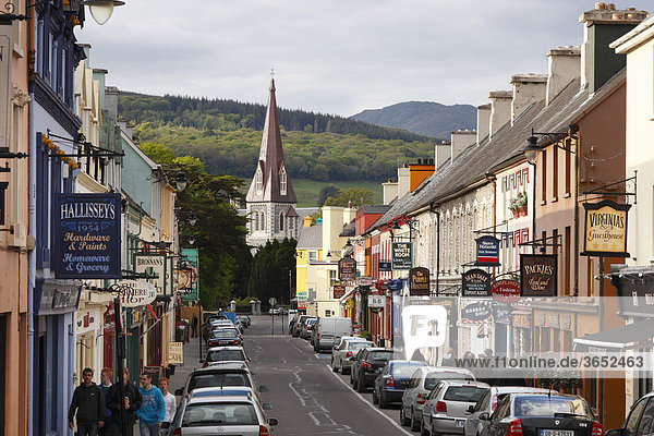 Henry Street Kenmare Ring of Kerry County Kerry Irland Britische Inseln Europa