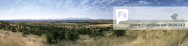 Panorama südlich von Windhoek  Namibia  Afrika