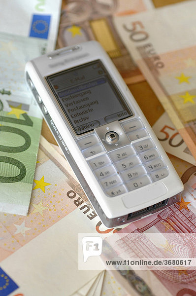 Handy und euroscheine