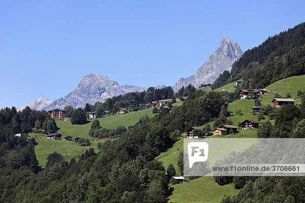 Silbertal bei Schruns  Montafon  Vorarlberg  Österreich  Europa