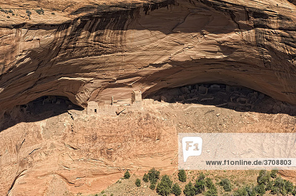 Antelope House Overlook  Ruinen einer alten Indianer-Siedlung  Canyon de Chelly  Arizona  USA