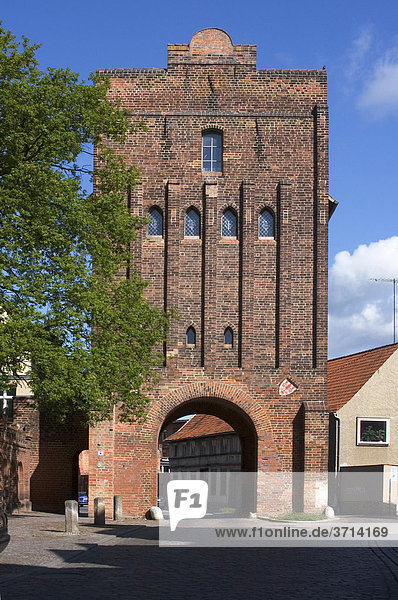 Salzwedel Sachsen-Anhalt Deutschland Neuperver Tor erbaut 1460 bis 1470