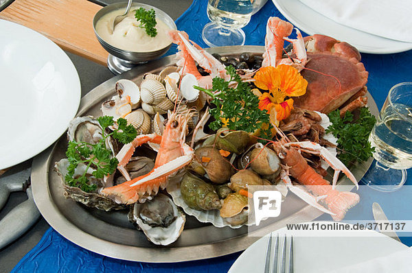Meeresfrüchte-Platte