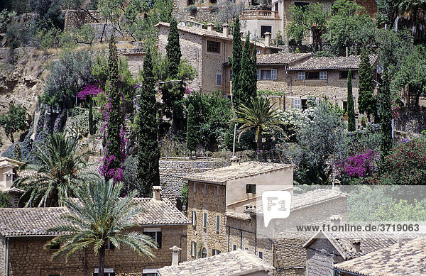 Typische Häuser in Deia auf Mallorca  Spanien