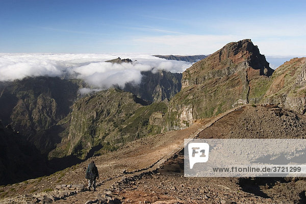 Pico do Gato - Blick vom Pico do Arieiro - Madeira