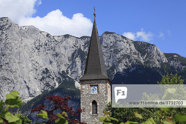 Kirche in Altaussee  Ausseer Land  Salzkammergut  Steiermark  Österreich  Europa