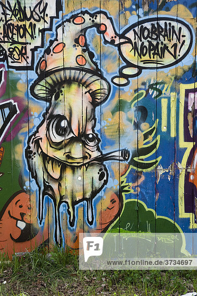 Graffiti No brain - No Pain