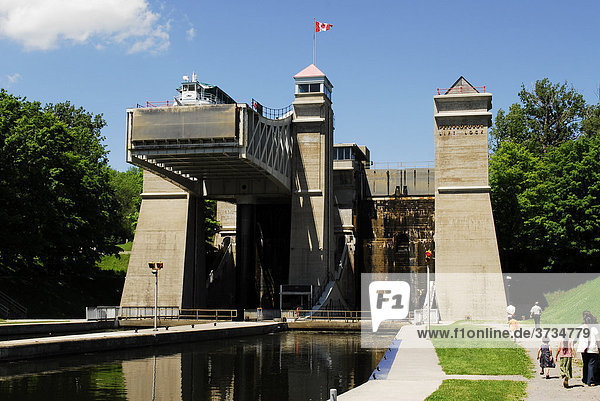Historisches Schiffshebewerk  Lift Lock  in Peterborough  Kanada