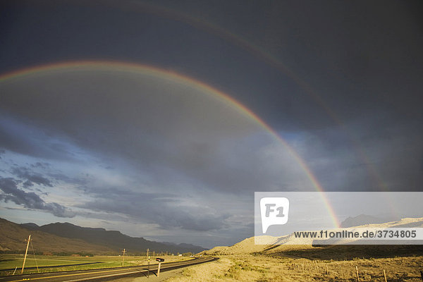 Regenbogen  Yellowstone-Nationalpark  Wyoming  USA