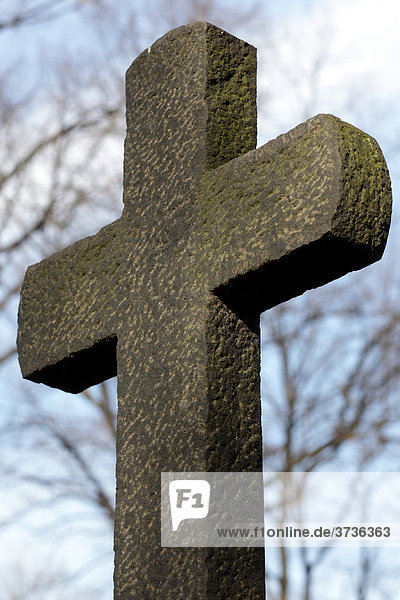 Stone grave cross