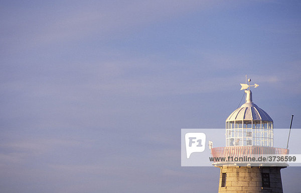 Lighthouse in Howth Harbour near Dublin Ireland