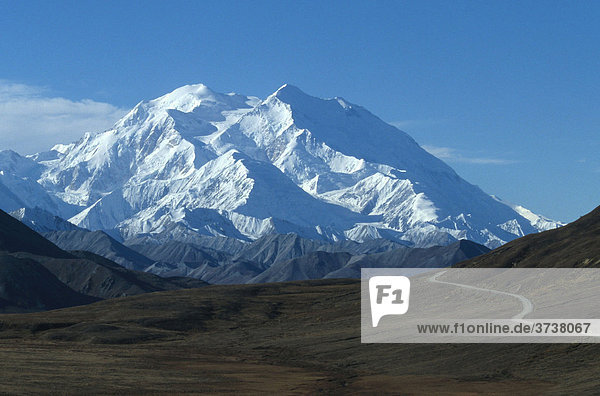 Mount McKinley  Denali National Park  Alaska  Nordamerika