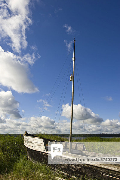 Schiffswrack in Vergi  Lahemaa Nationalpark  Estland  Baltikum  Nordosteuropa