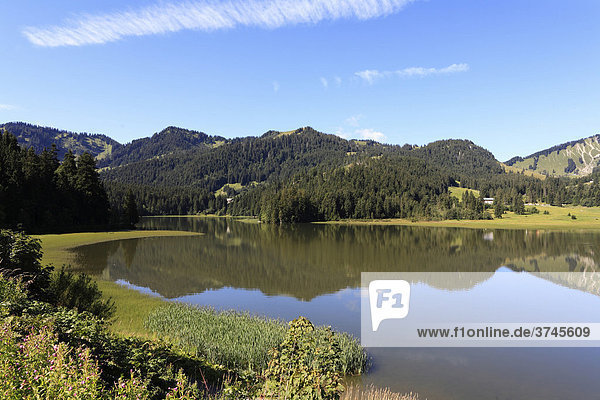 Spitzingsee  Mangfallgebirge  Alpen  Oberbayern  Deutschland  Europa