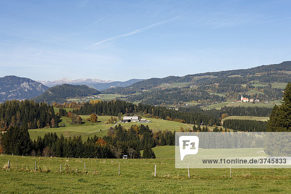 Landschaft im Naturpark Furtnerteich-Grebenzen bei Neumarkt  Steiermark  Österreich  Europa