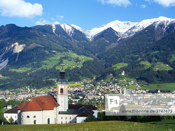 Schwaz und Stift Fiecht  Tirol  Österreich  Europa