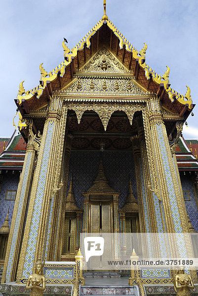 Wat Phra Kaeo Tempel  Bangkok  Thailand