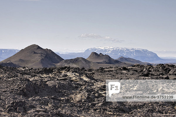 Volcanic crater Krafla Caldera Myvatn northern Iceland Iceland Atlantic Ocean