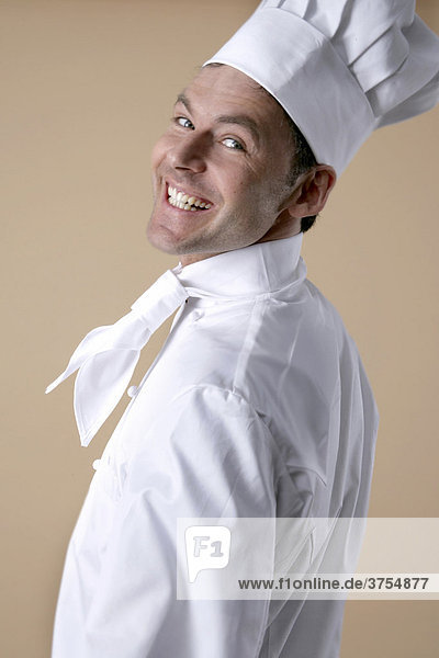 Porträt eines lachendes Koches