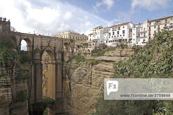 Ponte Nuevo (Bridge)  Ronda  Andalusia  Spain