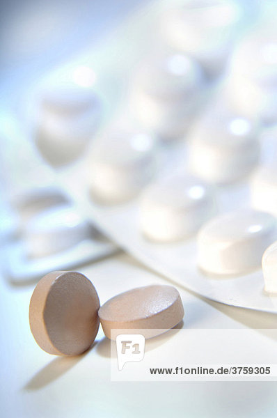 Tabletten mit Blisterverpackung