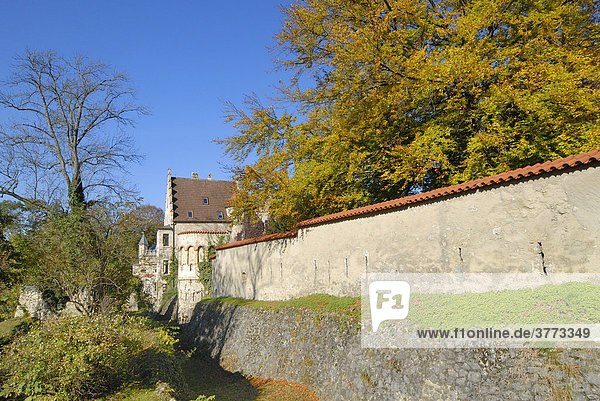 The castle of Lichtenstein - Baden-Wuerttemberg  Germany  Europe.