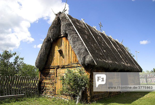 Medieval farm in Bunge  Gotland  Sweden