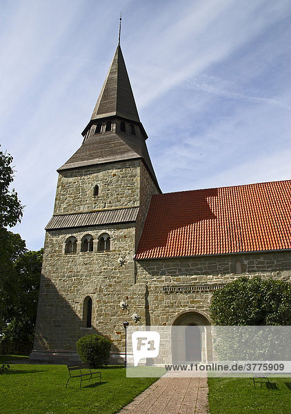 Mittelalterliche Landkirche in Havdhem  Gotland  Schweden