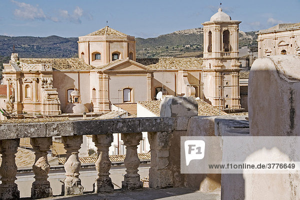 Chiesa di San Francesco  UNESCO world culture heritage  Noto  Sicily  Italy