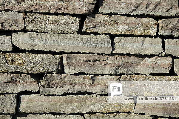 Dry-Stone wall  Eketorp castle  Oeland  Sweden