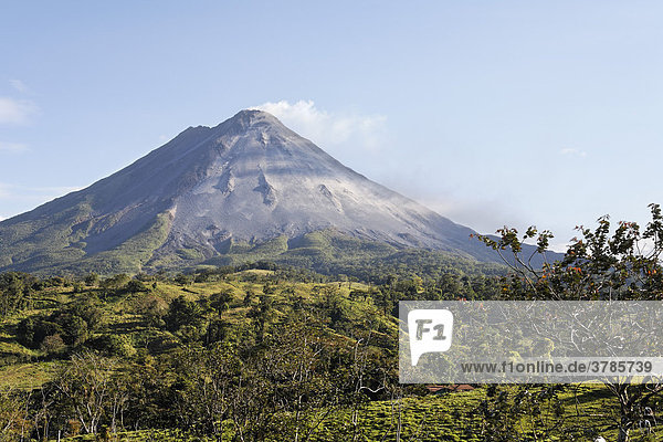 Active volcano Arenal near Fortuna  Costa Rica